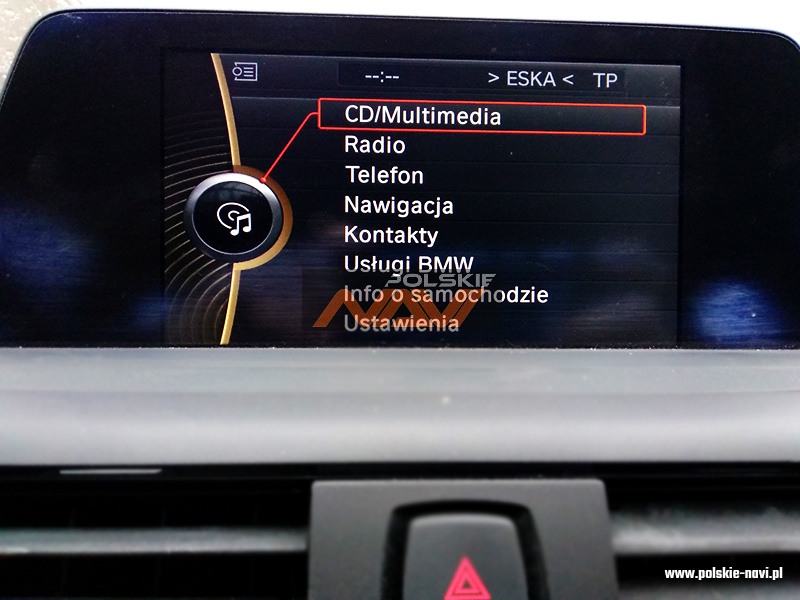 BMW Business CIC Tłumaczenie nawigacji - Polskie menu